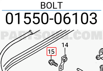 Suzuki 0155006103 BOLT