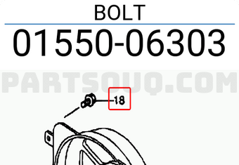 Suzuki 0155006303 BOLT