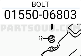 Suzuki 0155006803 BOLT