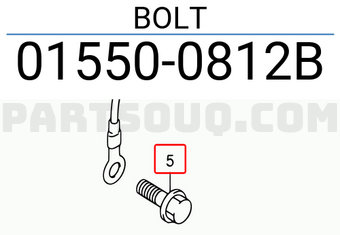 Suzuki 015500812B BOLT