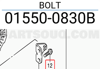 Suzuki 015500830B BOLT