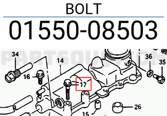 Suzuki 0155008503 BOLT