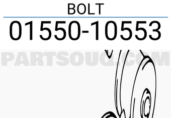 Suzuki 0155010553 BOLT