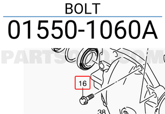 Suzuki 015501060A BOLT