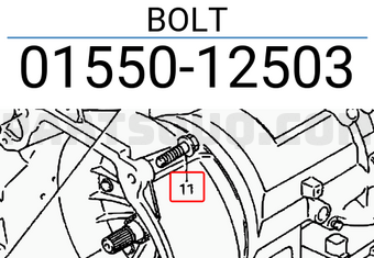 Suzuki 0155012503 BOLT