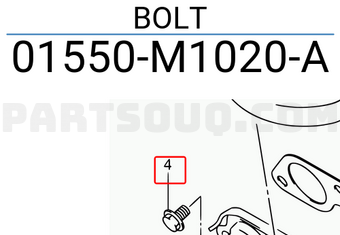 Suzuki 01550M1020A BOLT