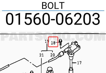 Suzuki 0156006203 BOLT