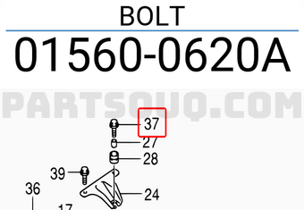 Suzuki 015600620A BOLT