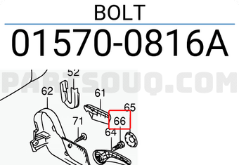 Suzuki 015700816A BOLT