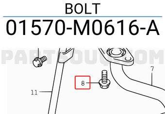 Suzuki 01570M0616A BOLT