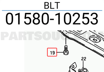 Suzuki 0158010253 BLT