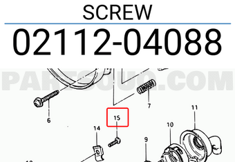 Suzuki 0211204088 SCREW