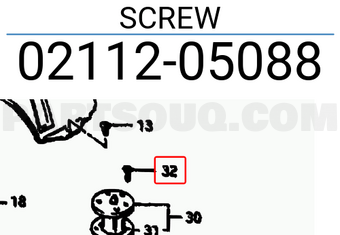Suzuki 0211205088 SCREW