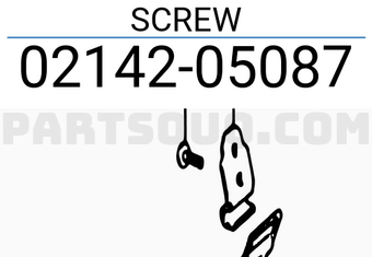 Suzuki 0214205087 SCREW