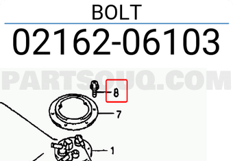 Suzuki 0216206103 BOLT