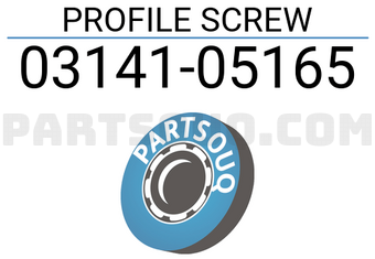 Suzuki 0314105165 PROFILE SCREW