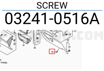 Suzuki 032410516A SCREW