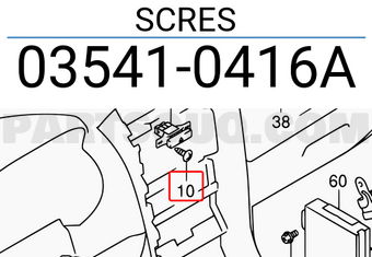 Suzuki 035410416A SCRES