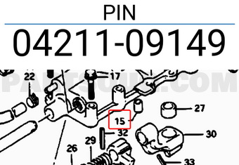 Suzuki 0421109149 PIN