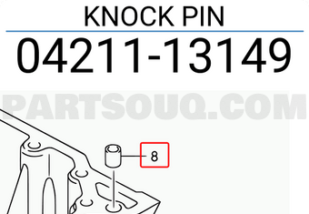 Suzuki 0421113149 KNOCK PIN