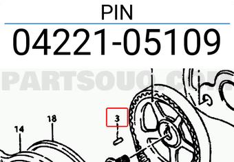 Suzuki 0422105109 PIN