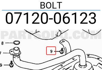 Suzuki 0712006123 BOLT