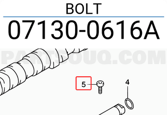Suzuki 071300616A BOLT
