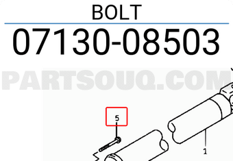 Suzuki 0713008503 BOLT