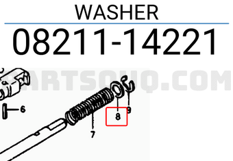 Suzuki 0821114221 WASHER