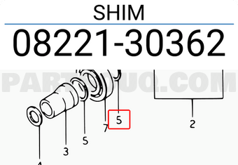 Suzuki 0822130362 SHIM