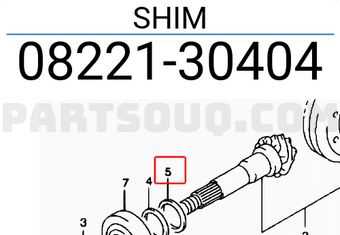 Suzuki 0822130404 SHIM