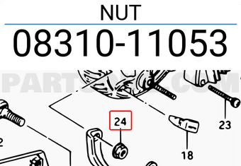 Suzuki 0831011053 NUT