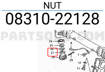 Suzuki 0831022128 NUT