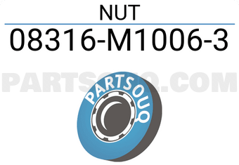 Suzuki 08316M10063 NUT