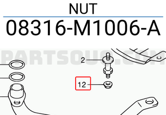 Suzuki 08316M1006A NUT