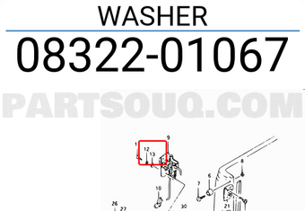 Suzuki 0832201067 WASHER