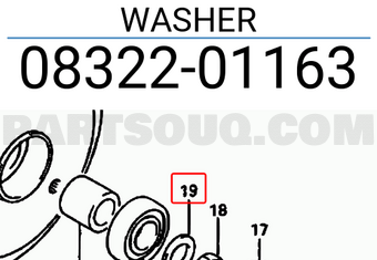 Suzuki 0832201163 WASHER