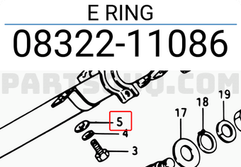 Suzuki 0832211086 E RING