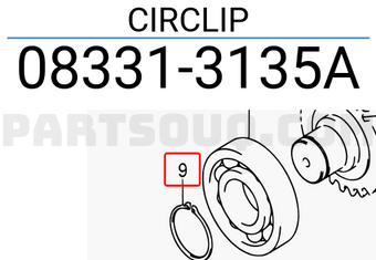 Suzuki 083313135A CIRCLIP