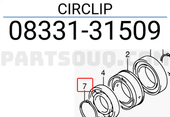 Suzuki 0833131509 CIRCLIP