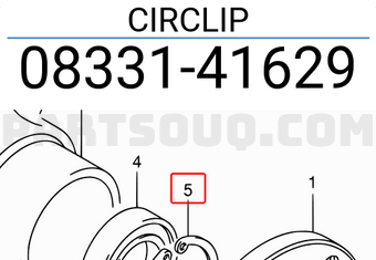 Suzuki 0833141629 CIRCLIP