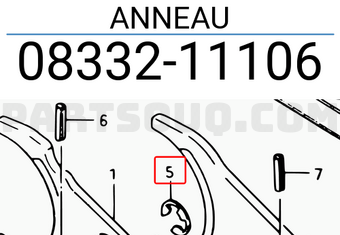 Suzuki 0833211106 ANNEAU