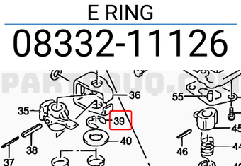 Suzuki 0833211126 E RING