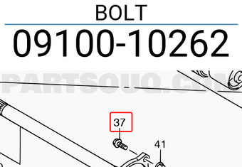 Suzuki 0910010262 BOLT