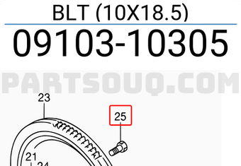 Suzuki 0910310305 BLT (10X18.5)