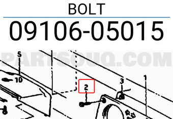 Suzuki 0910605015 BOLT
