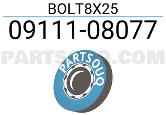 Suzuki 0911108077 BOLT8X25