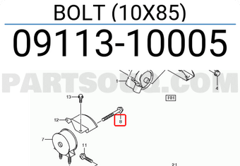 Suzuki 0911310005 BOLT (10X85)