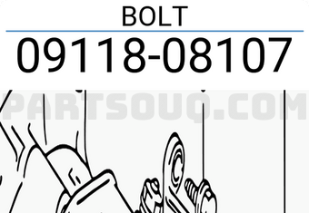Suzuki 0911808107 BOLT
