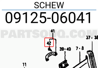 Suzuki 0912506041 SCHEW